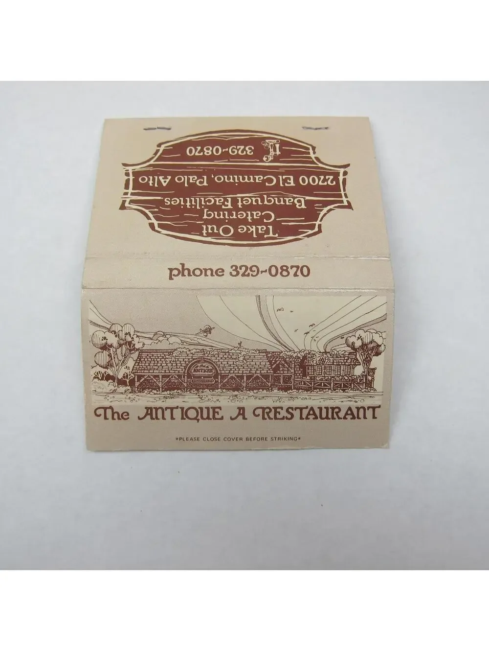 4 Matchbook Covers Antique A Restaurant Spengers Fish Grotto Gildas Lost Mine CA